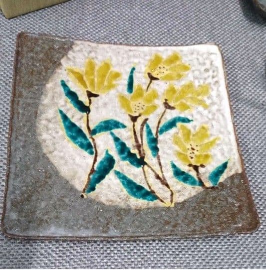 九谷焼    徳山窯   皿揃