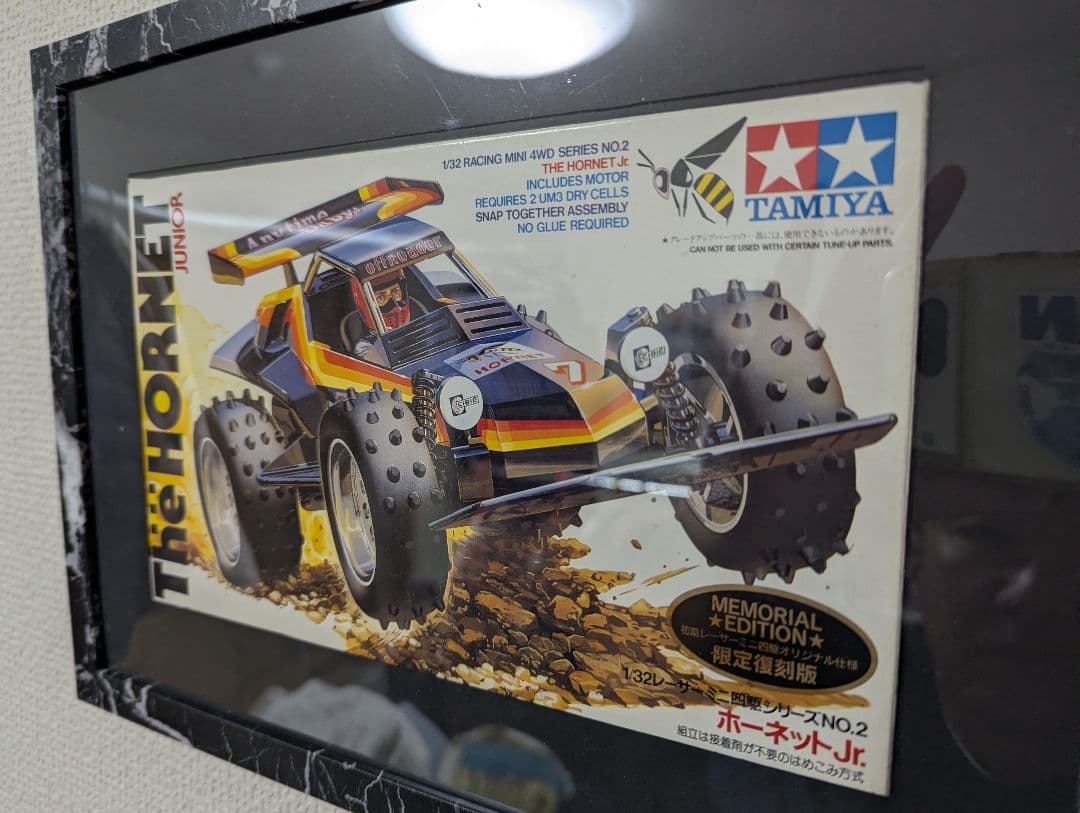 【ホーネット＆グラスホッパー3点セット】ミニ四駆(ホーネットポスターフレーム付)