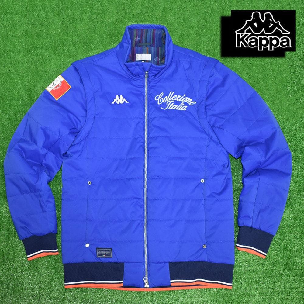 て*ち様 Kappa/カッパ ゴルフ ２ＷＡＹジャケット【ブルー/M】超美品！
