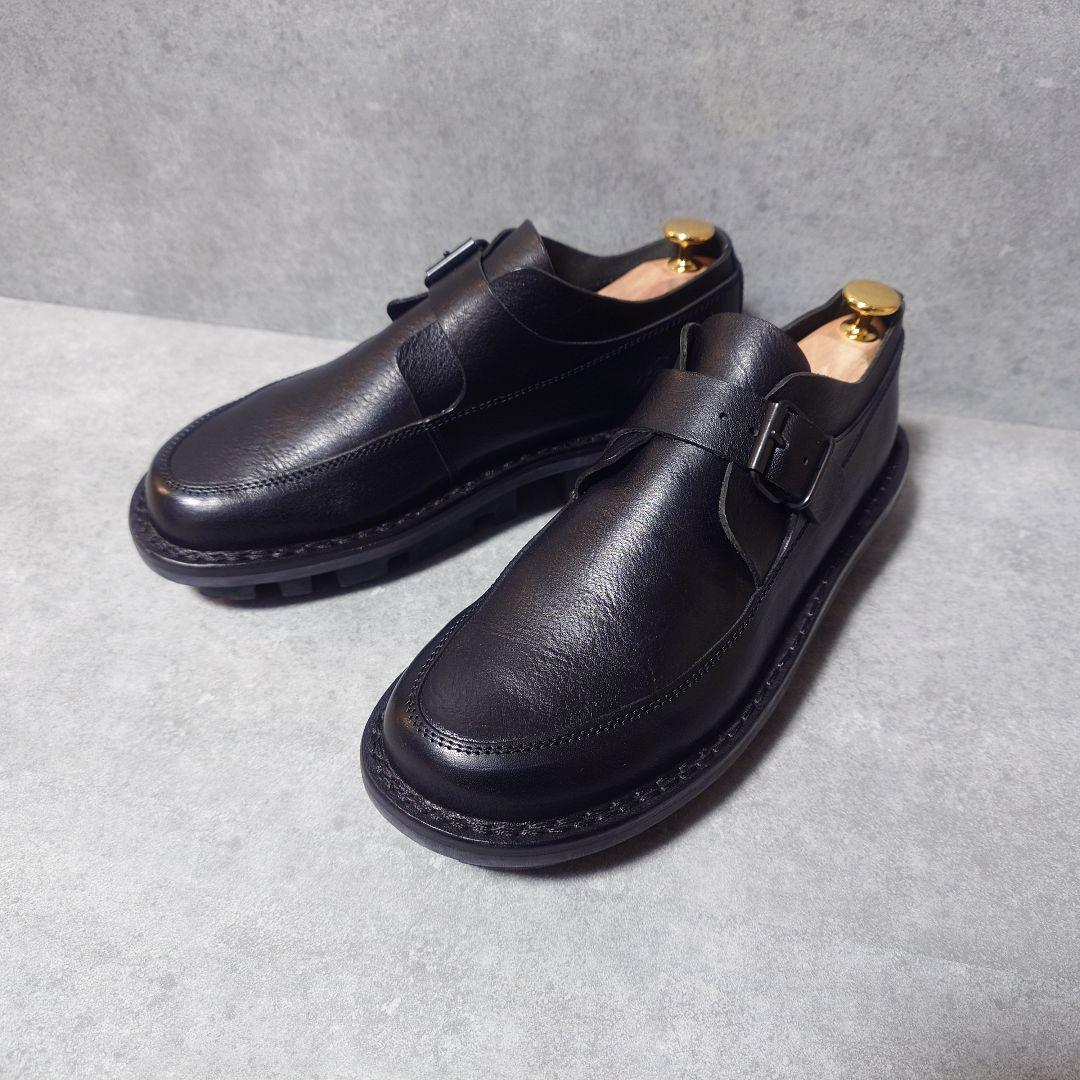 【未使用級】Trippen レザー シューズ 39 黒 トランスフォーム 希少