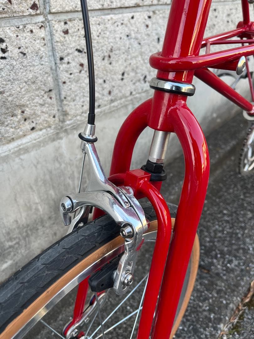 【即乗】ノーブランド（Alex Moulton風／TSR系？）再塗装 10速