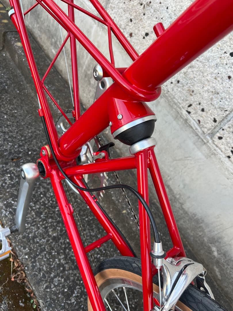 【即乗】ノーブランド（Alex Moulton風／TSR系？）再塗装 10速