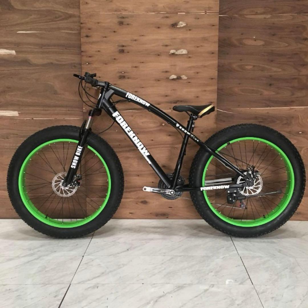 新品　ファットバイク　マウンテンバイク　自転車　BMX ビーチクルーザー