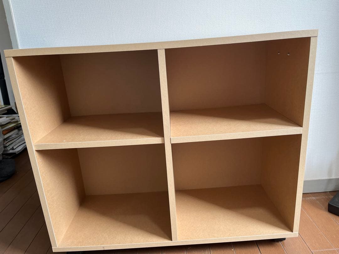 【6/6まで限定】無印良品パルプボードボックス✖️2台　キャスター付　廃盤品