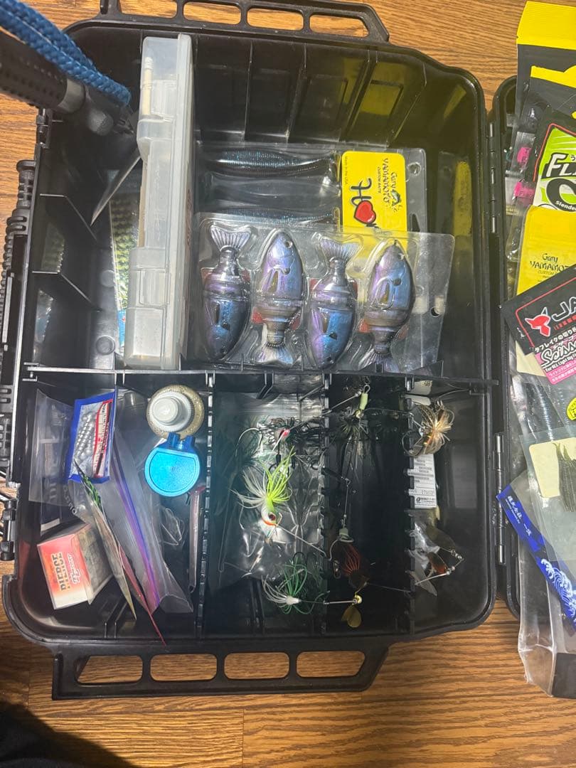 バス釣り引退セット ルアー ワーム ブルーシューター ジョイクロ