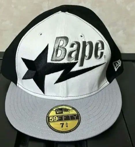 A BATHING APE×NEWERA キャップ Bape白灰黒