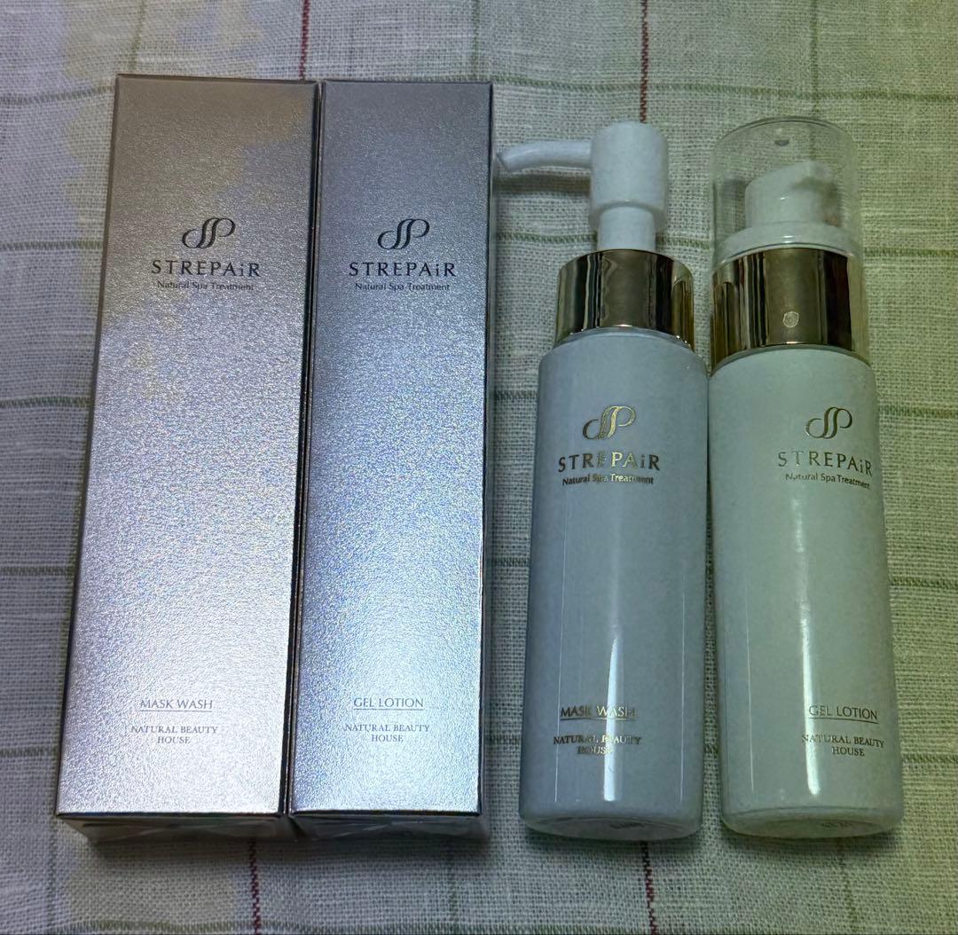 ストレピア マスクウォッシュ・ゲルローション 各2本 4本セット