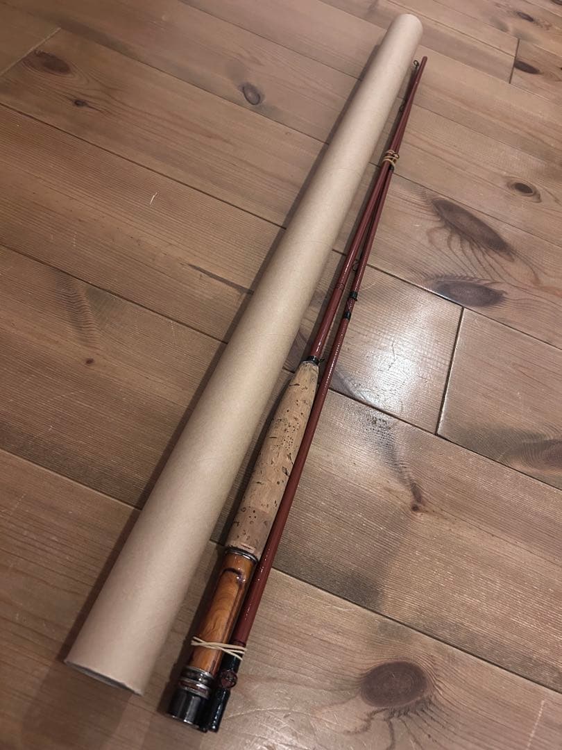 フライロッド　グラスロッド　6'7\"#3 3ピース　パックロッド　マルチピース