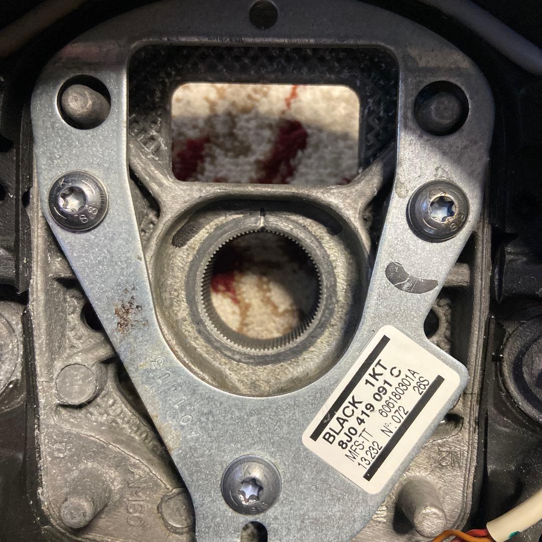 アウディ　純正　パドルシフト付ハンドル