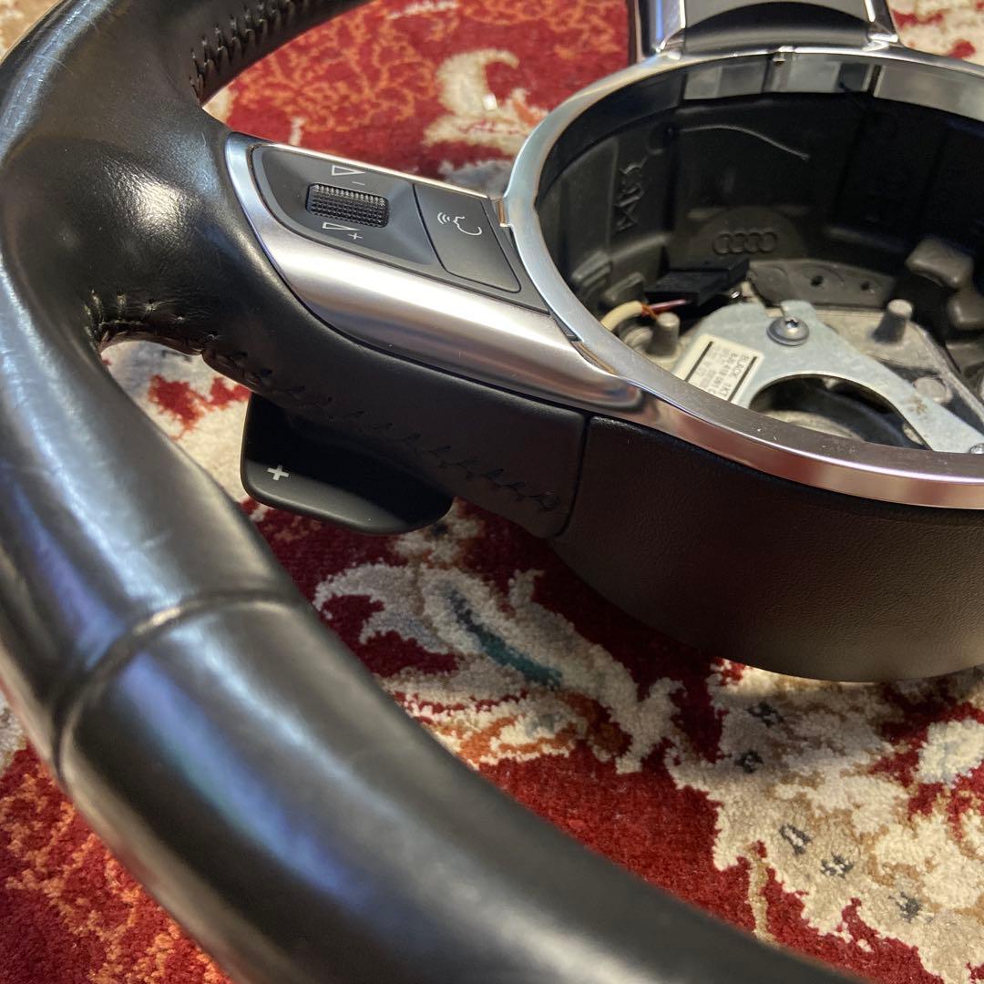 アウディ　純正　パドルシフト付ハンドル