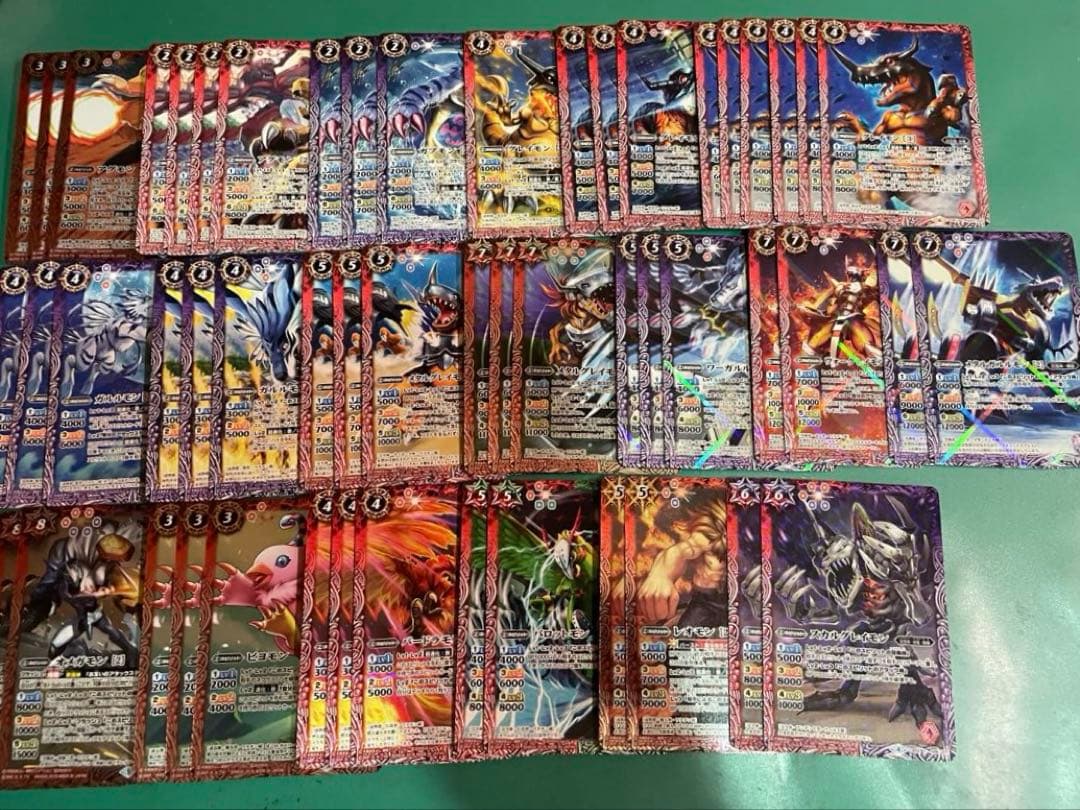 バトスピ　デジモンデッキ　まとめ　パーツ