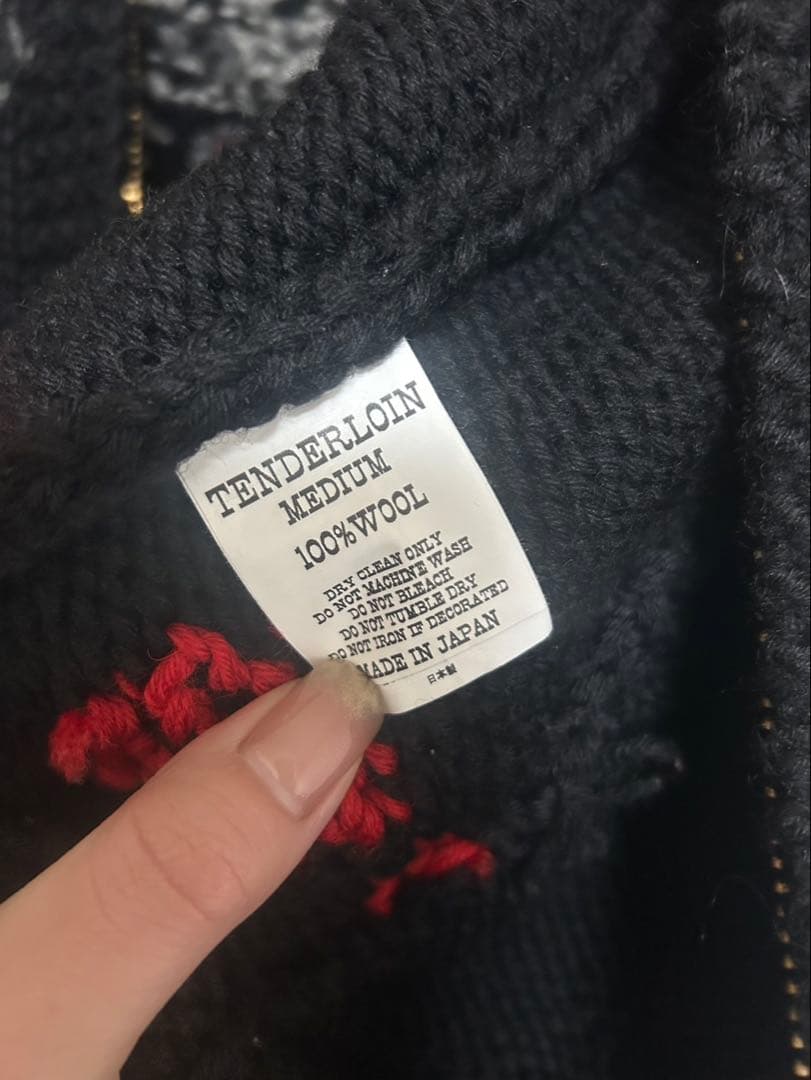本店限定　M希少　テンダーロイン カウチンセーター ウルフ