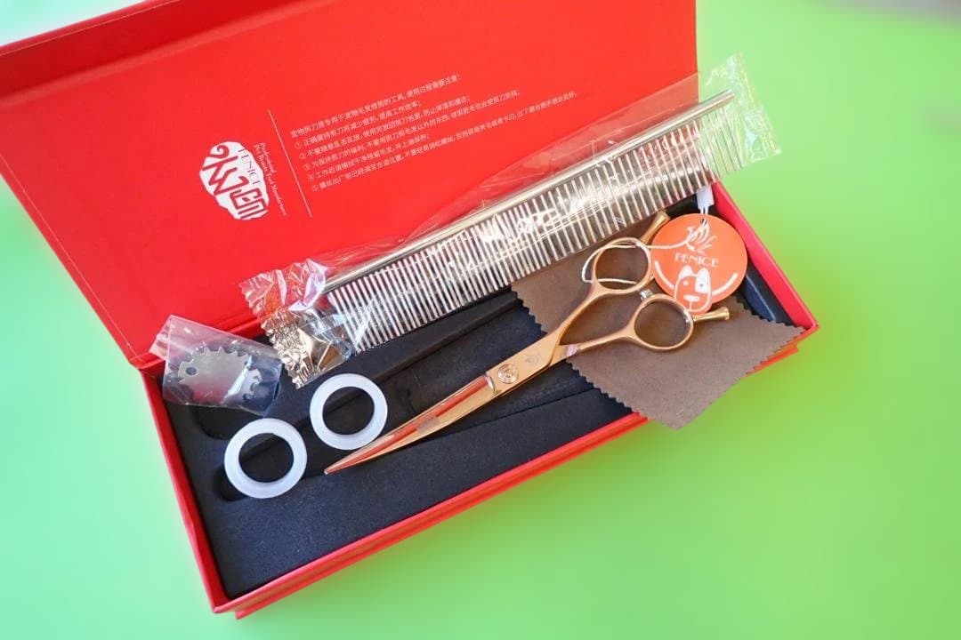 ★Fenice製★ギザ刃カーブシザー★6.5インチ★