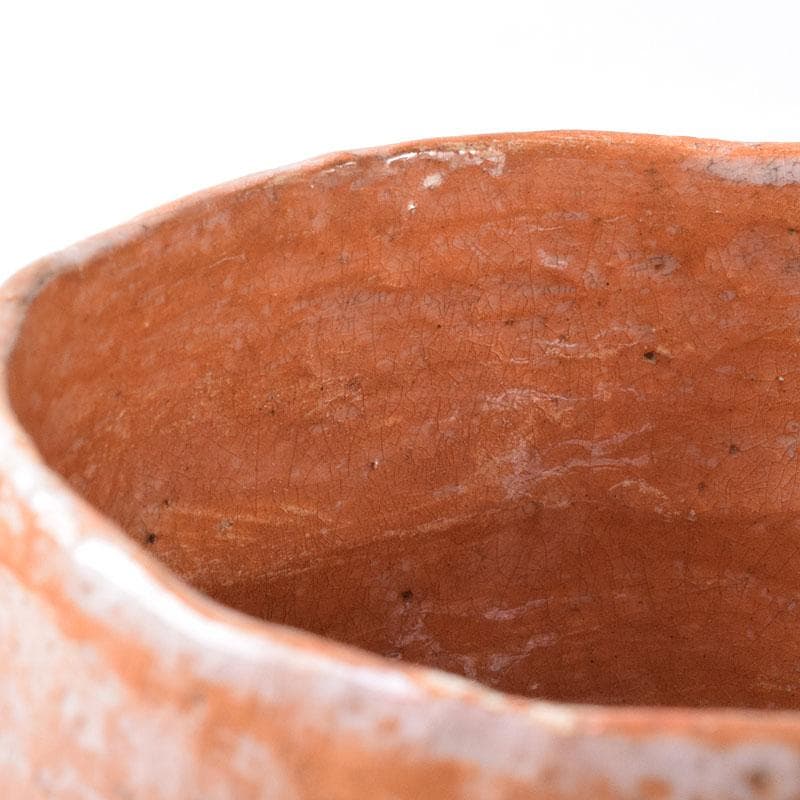 茶道具　楽吉左衛門作　赤楽茶碗 　銘「浮島」　玄々斎極め箱　M　R8275