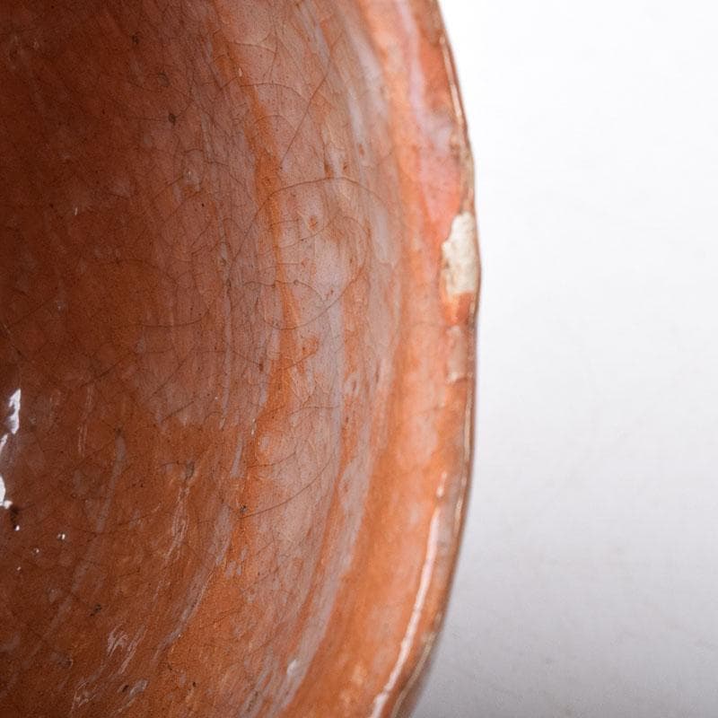 茶道具　楽吉左衛門作　赤楽茶碗 　銘「浮島」　玄々斎極め箱　M　R8275