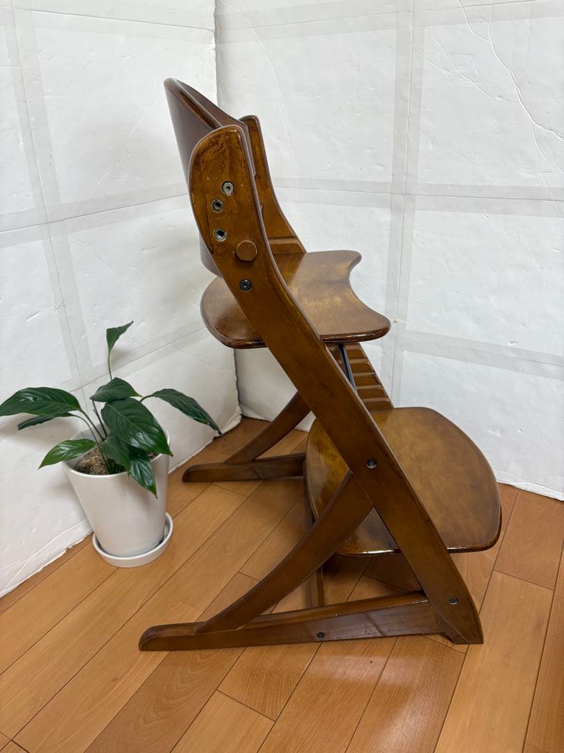 【美品】yamatoya 大和屋　すくすくチェア　テーブル付き　ベビーチェア