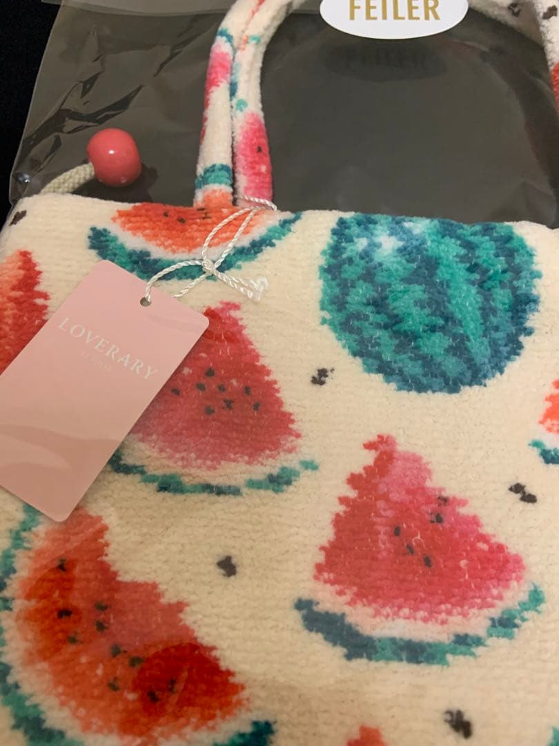 フェイラー スイカ ドット 巾着バッグ