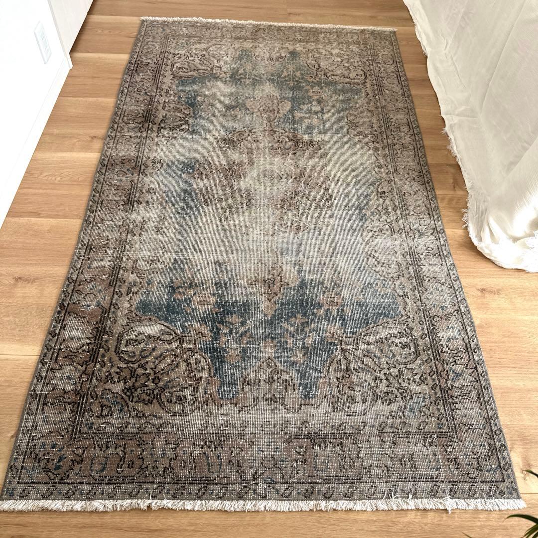 オーバーダイラグ トルコラグ ヴィンテージラグ