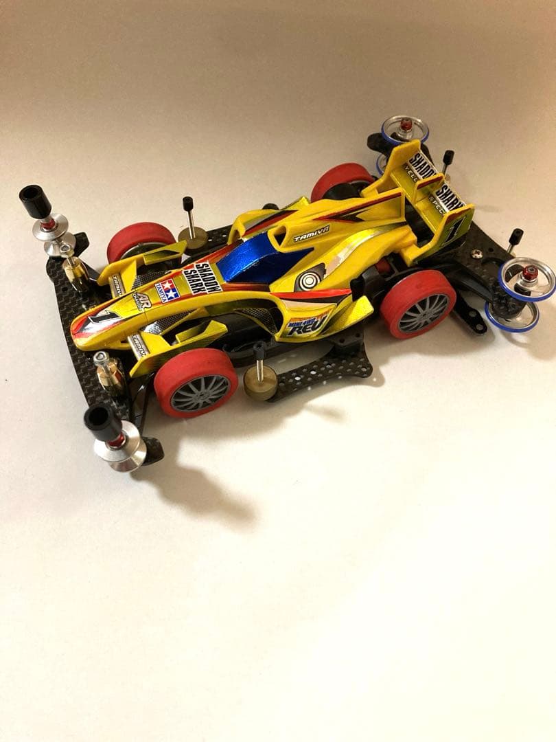 タミヤ　シャドウシャーク　イエロースペシャル　カーボン　ベアリングローラー　中古