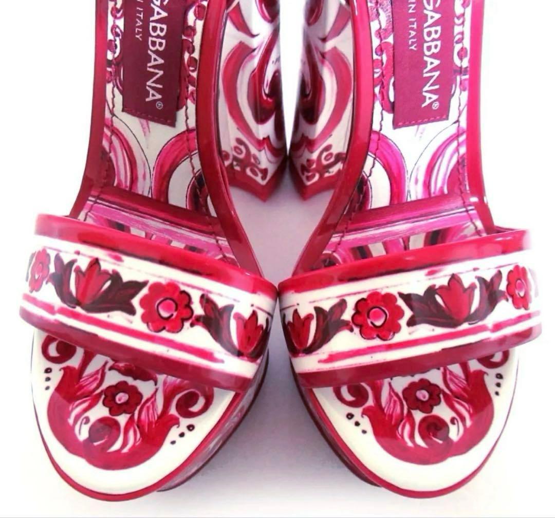 ドルチェ&ガッバーナ　マヨリカ柄 サンダル　35