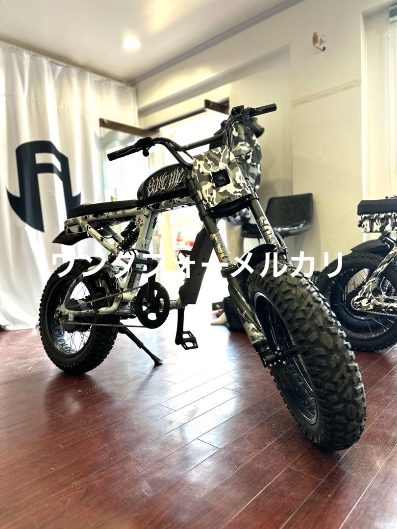 Super73-RX迷彩台湾モデル車番ありトルクセンサー合法仕様、ウォーキングX