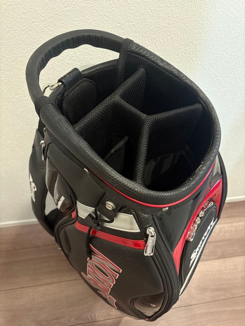 Srixon スリクソン キャディバッグ ブラック/レッド