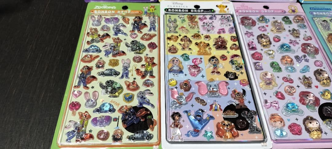 【国内正規品】サンスター★ボンボンドロップシール★ディズニー 8種セット