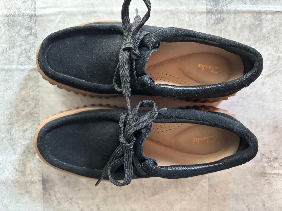 美品【Clarks】モカシン デッキシューズ Torhill Bee 箱付き