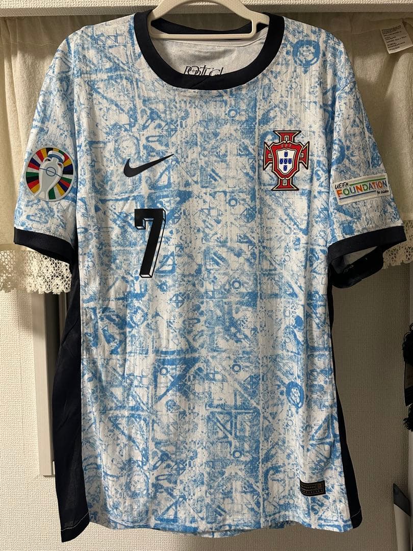 頂*天様 ポルトガル代表ユニフォームアウェイ Euro 2024 ロナウド　Ls