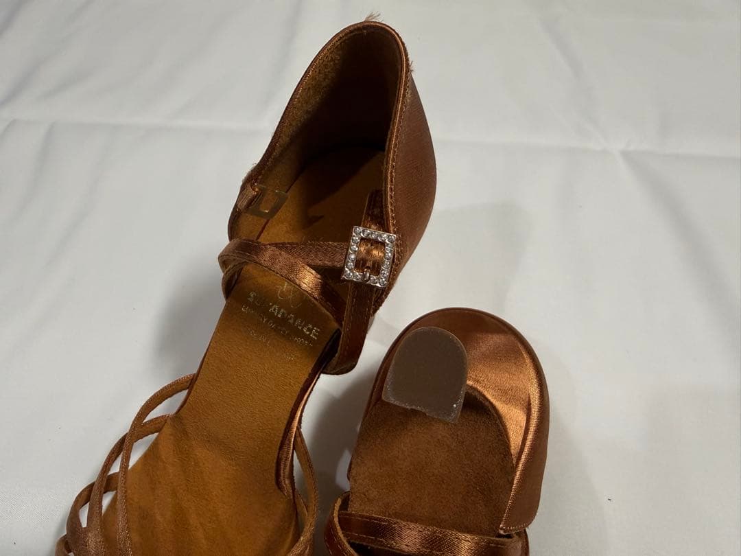 スーパダンスシューズ 1403 ダークタンサテン