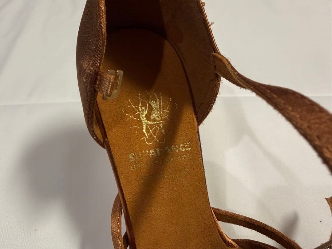 スーパダンスシューズ 1403 ダークタンサテン