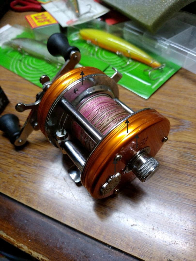 箱付 ABU ambassadeur 5500Csunset orange 美品