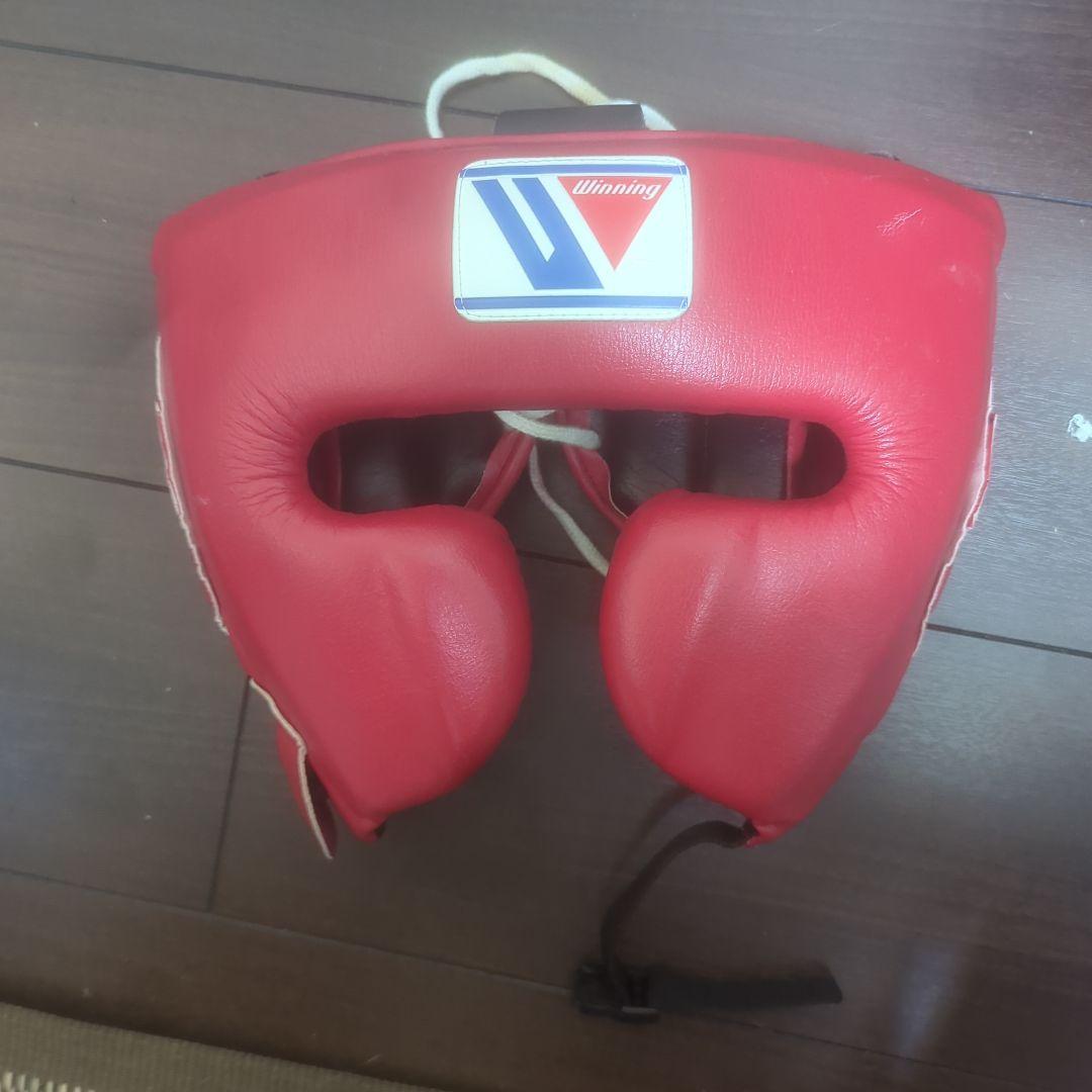 Winning ボクシング ヘッドギア レッド（L）