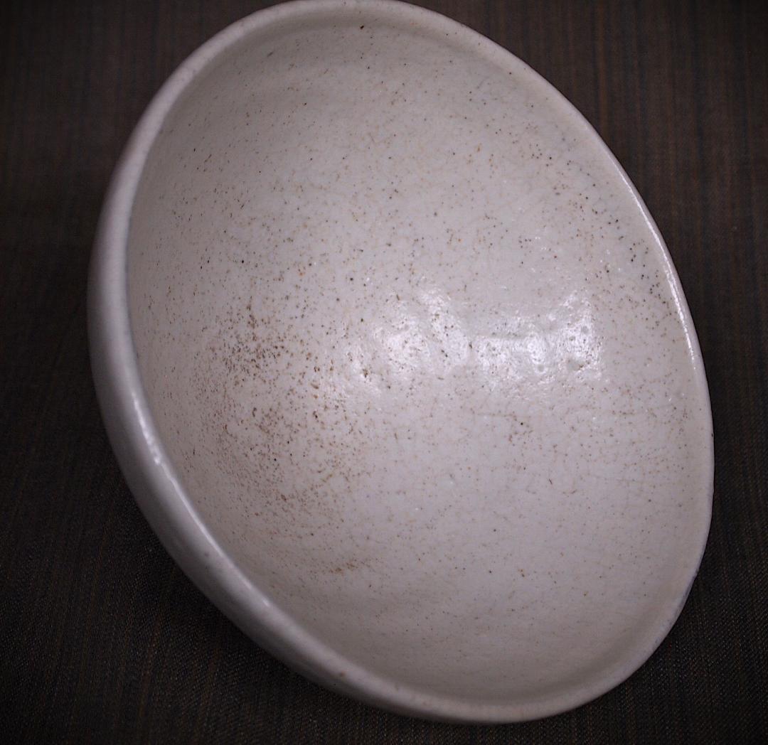 人気作家★高力芳照【師：金重素山、金重有邦】★粉引茶碗★共箱・布