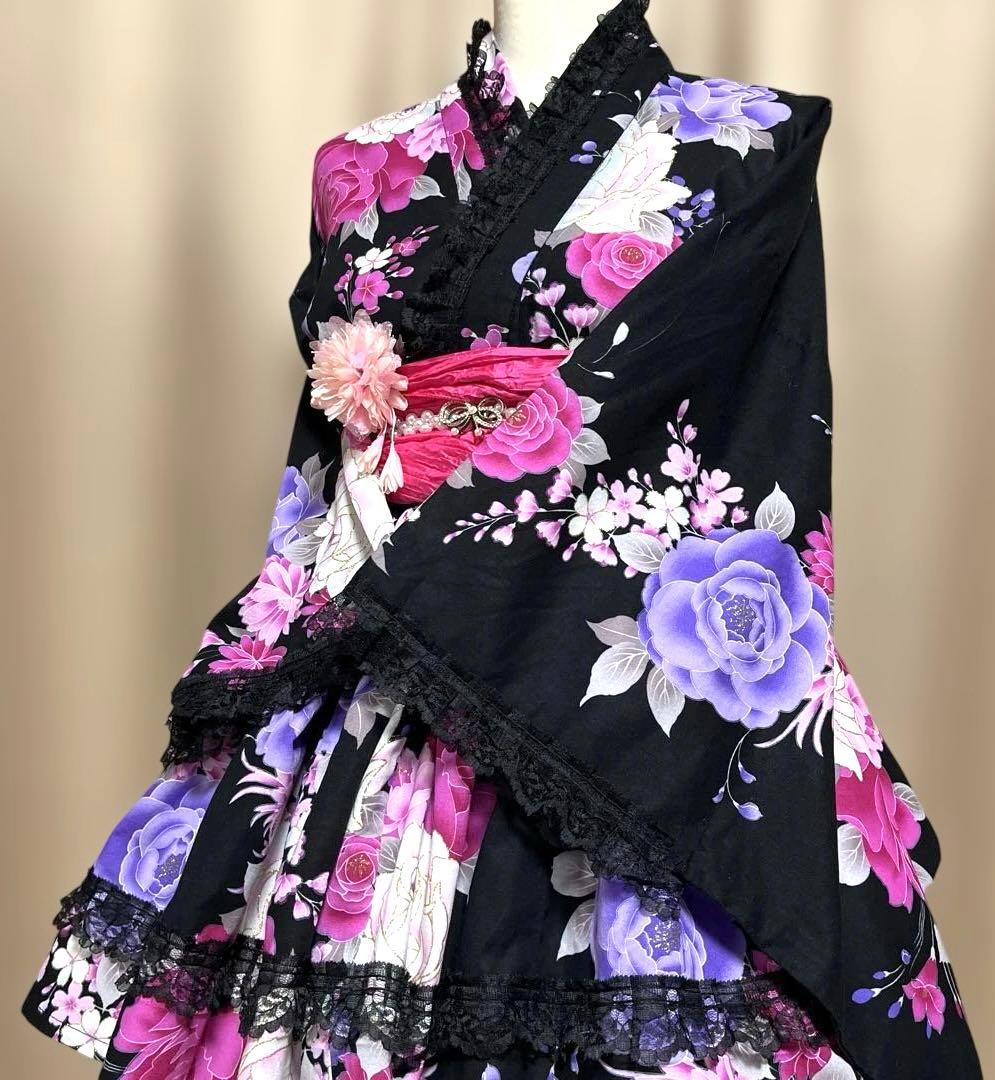 MR⑥ 浴衣ドレス　地雷系　量産型　姫ギャル