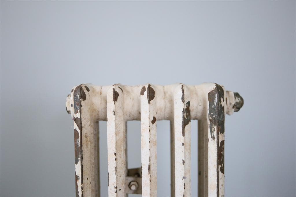 フランスアンティーク鉄製5連ラジエター/暖房オブジェ/ディスプレイ(81-178