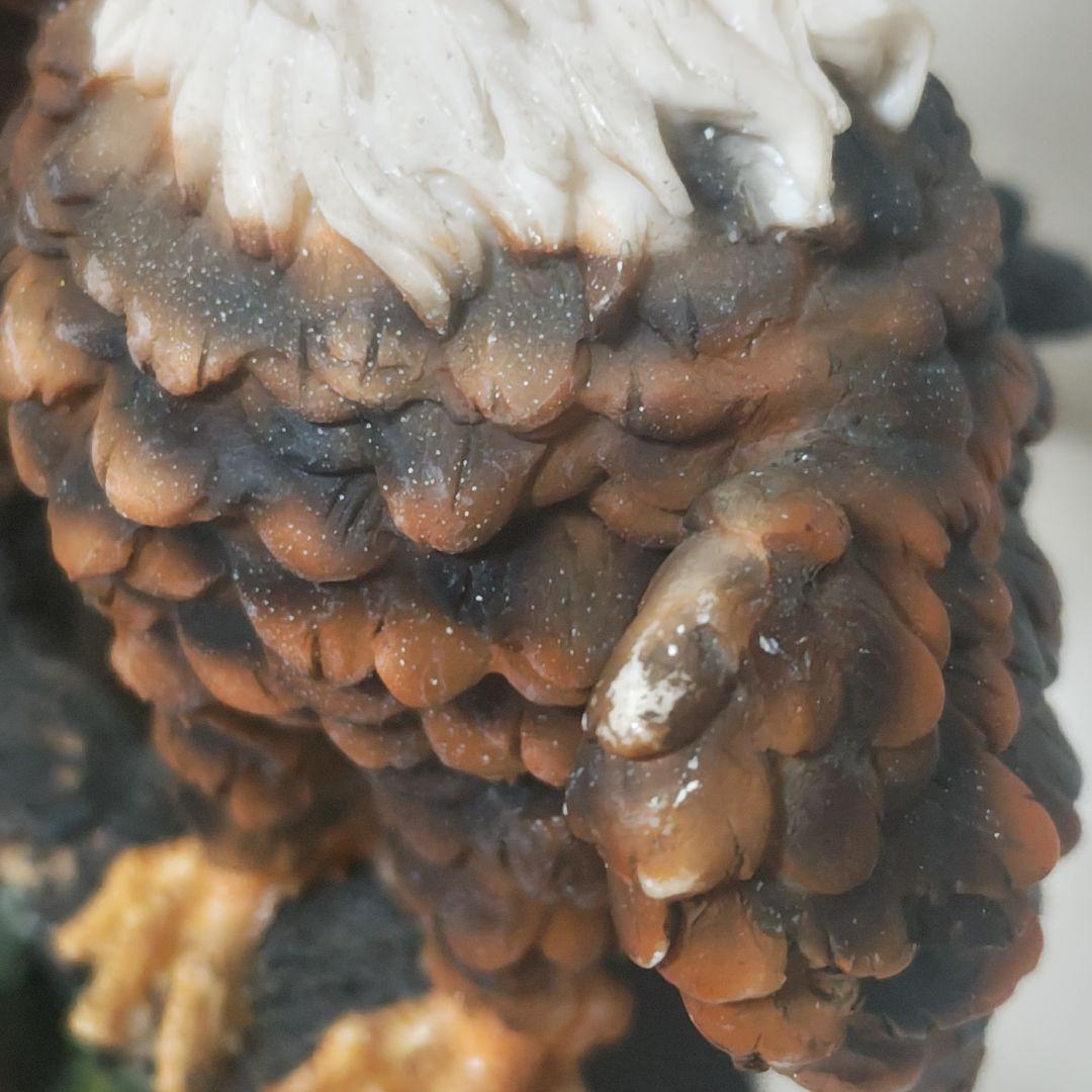 Bald Eagles フィギュリン 親子 ヒナ