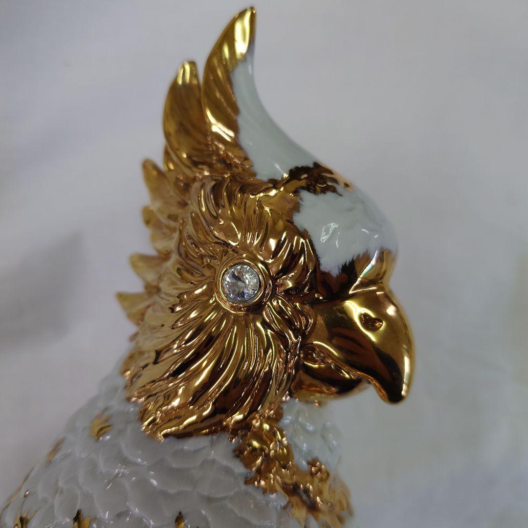 スワロフスキー オウム 置き物 イタリア製