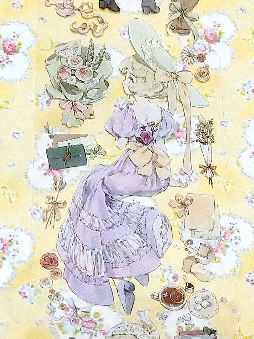 J1004＃花间小调(水晶)studiovi切り売り海外人物マステ女の子