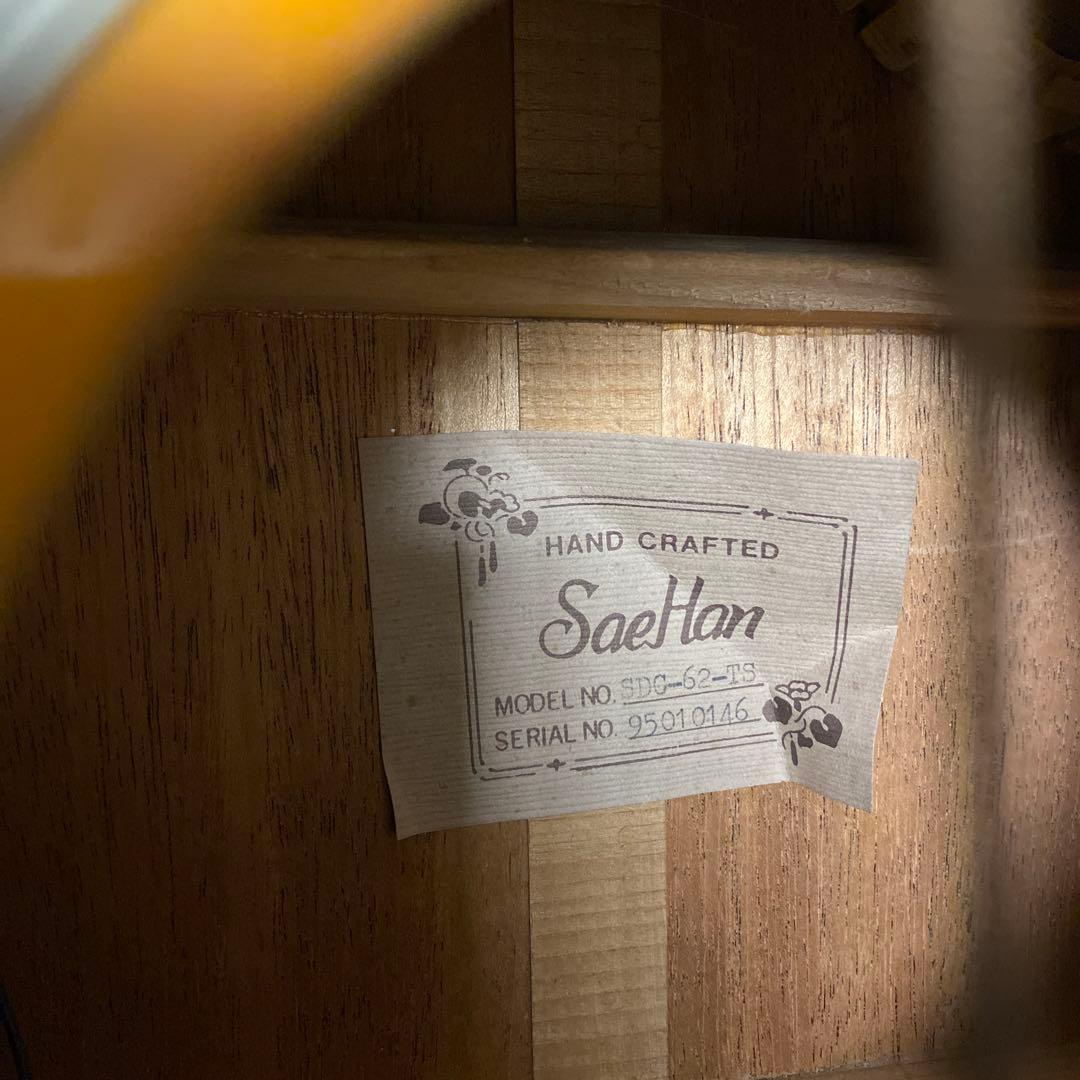 Saehan アコースティックギター サンバースト SDC-62 エレキギター