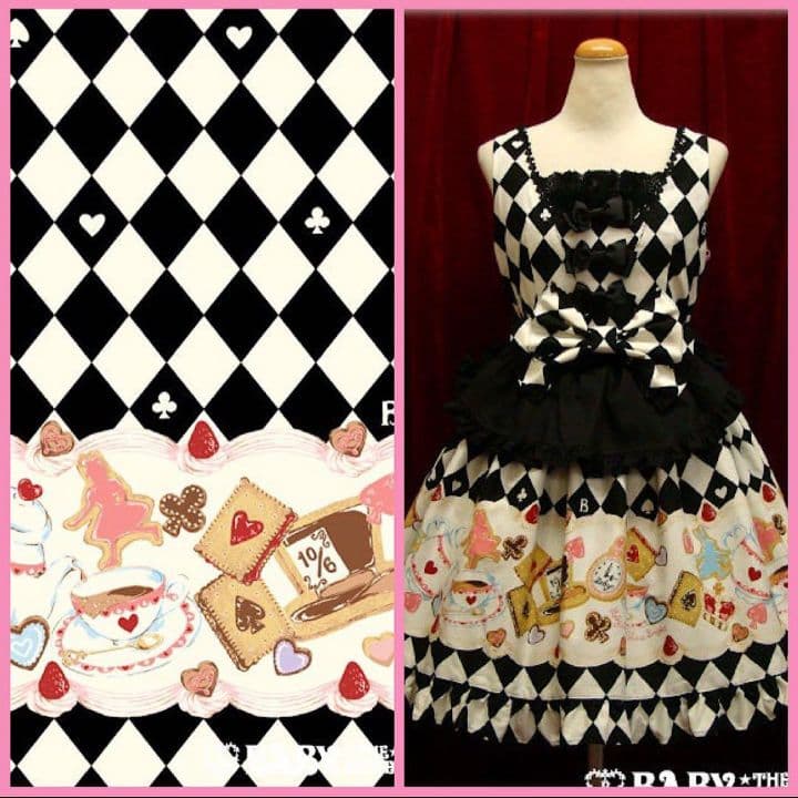 ALICE'S Marchin' Cookie Flavour柄チェルシーJSK