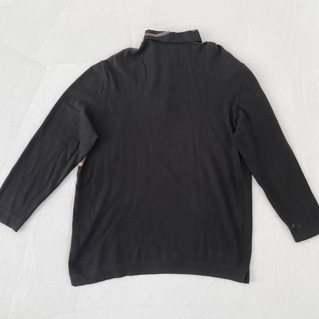 美品　HERMES Festival柄　スカーフ　馬具　シルク　ニット　カシミヤ