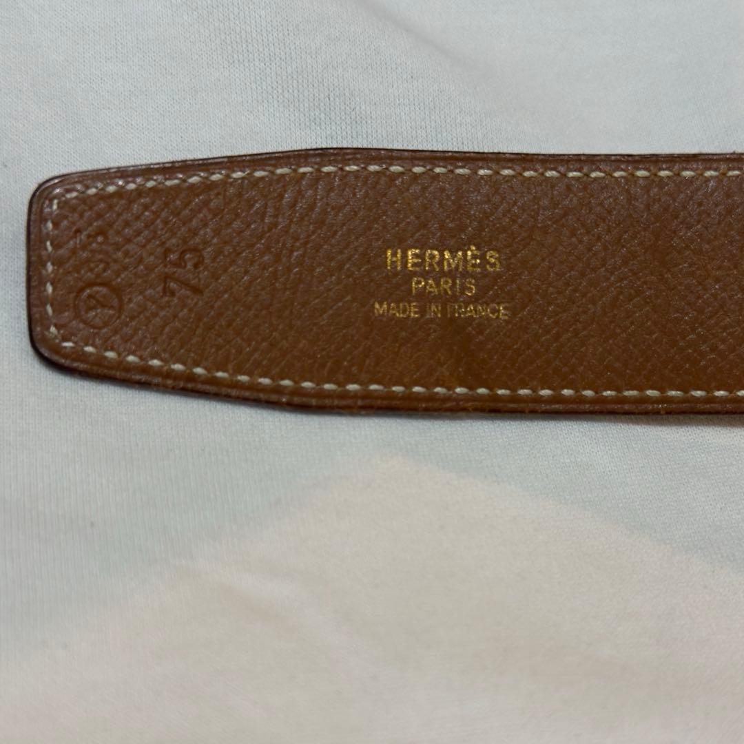 ネイビー エルメス ベルト コンスタンス ゴールド リバーシブル hermes