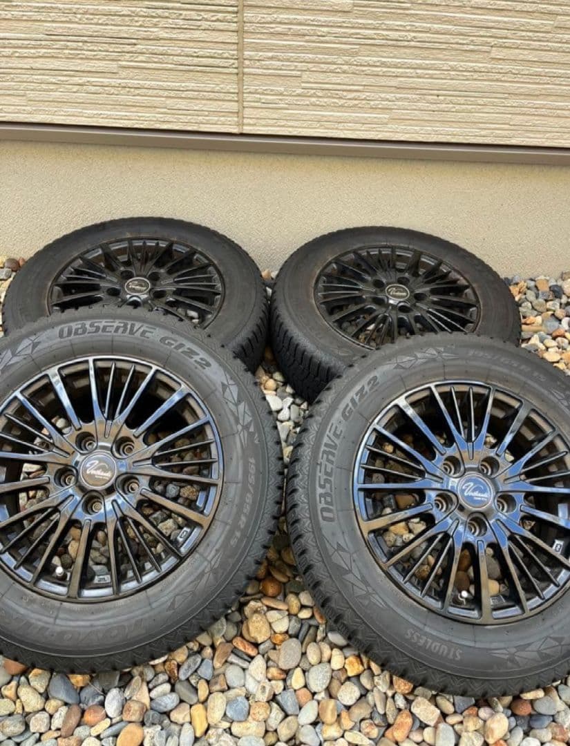 【美品】195 65 R15 トーヨー スタッドレス タイヤ4本セット バリ溝