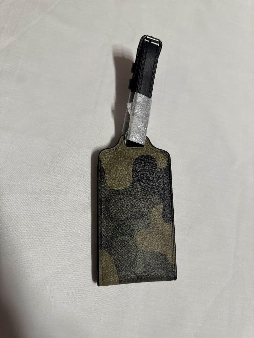 コーチ ブランド ネームタグ ラゲッジタグ ゴルフバッグ キャリーバッグ 迷彩