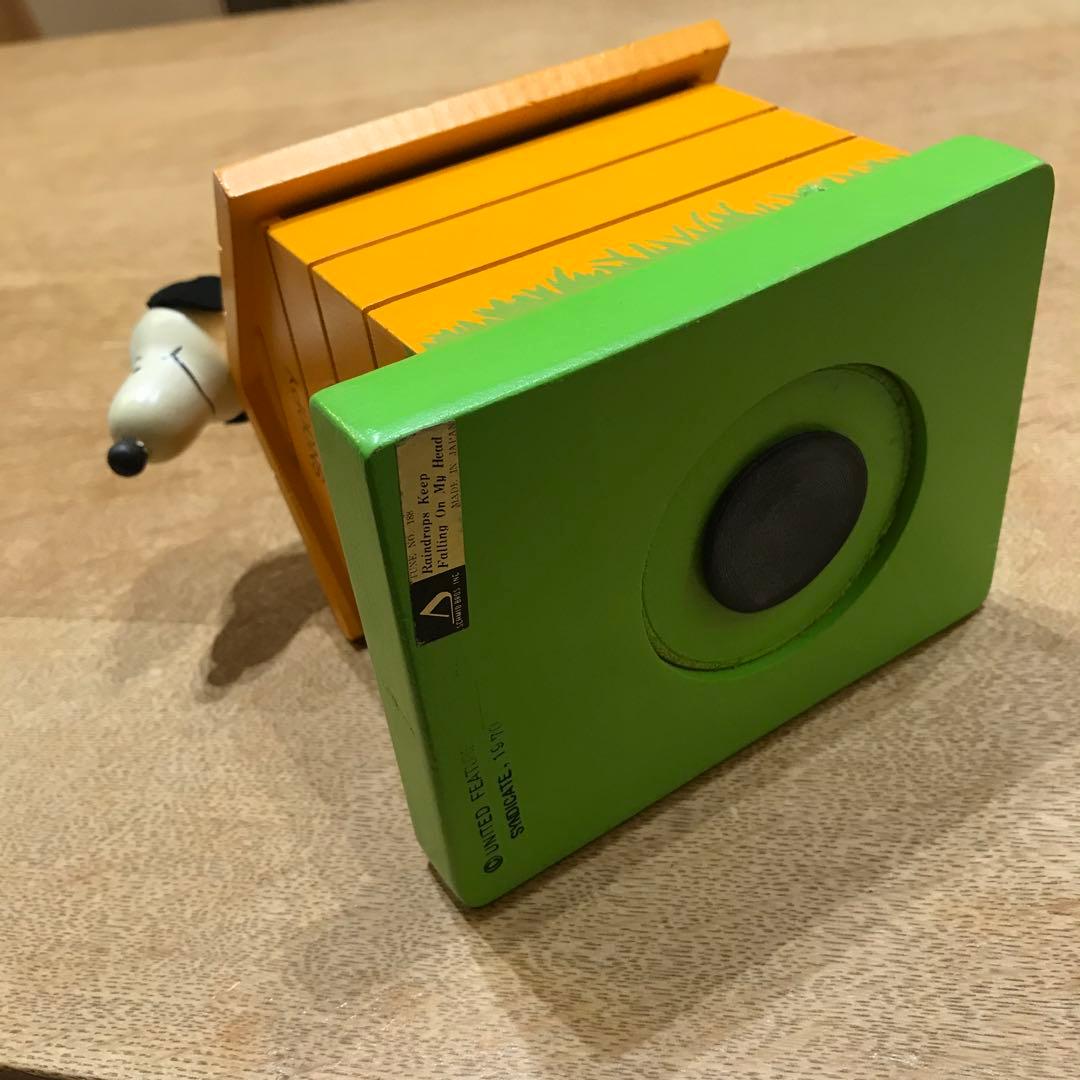 schmid社　1971年　ビンテージ　スヌーピーオルゴール DOG HOUSE