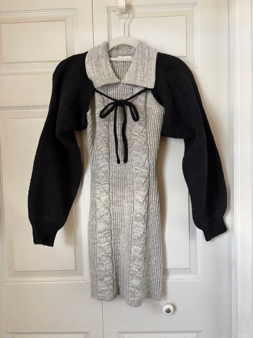 Darich ショートボレロニットミニワンピース