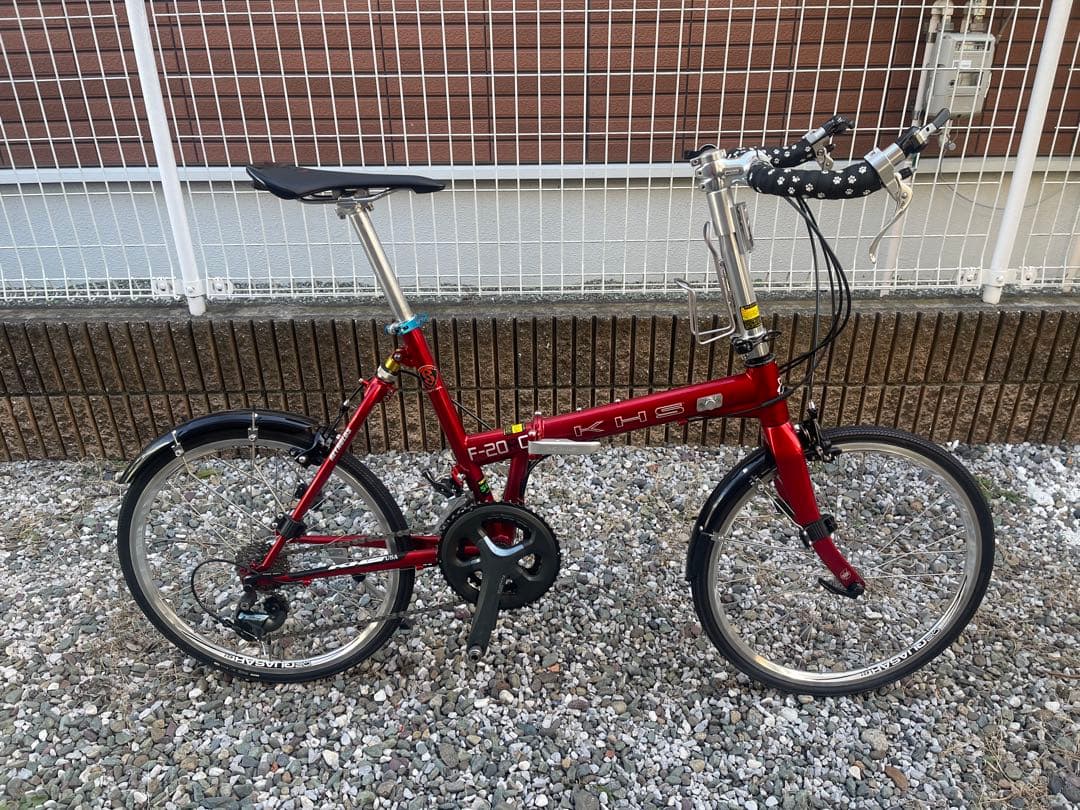 KHS F-20RC 2×10s 折りたたみ自転車 レッド