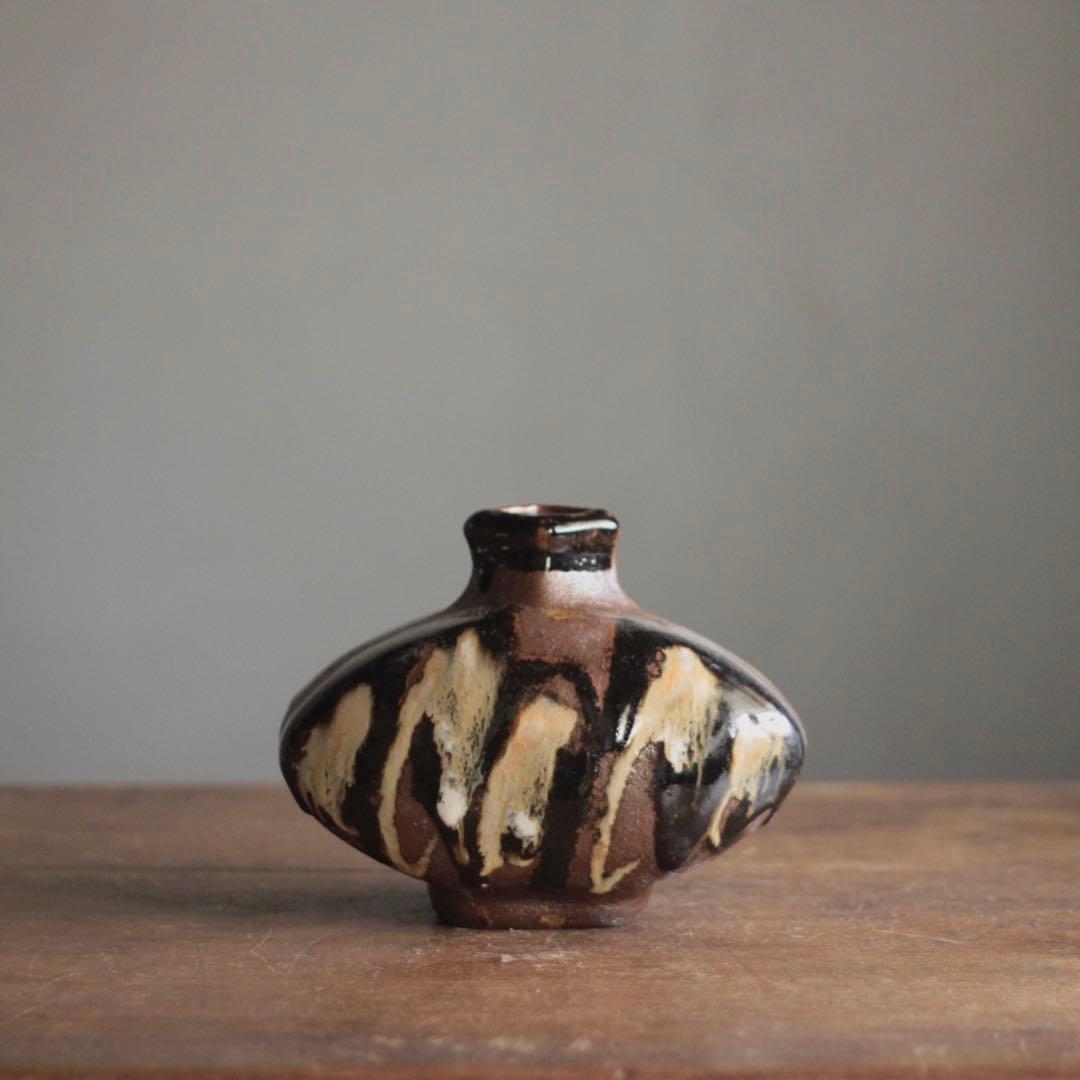 民芸の フラワーベース 花器 古道具 アンティーク オブジェ