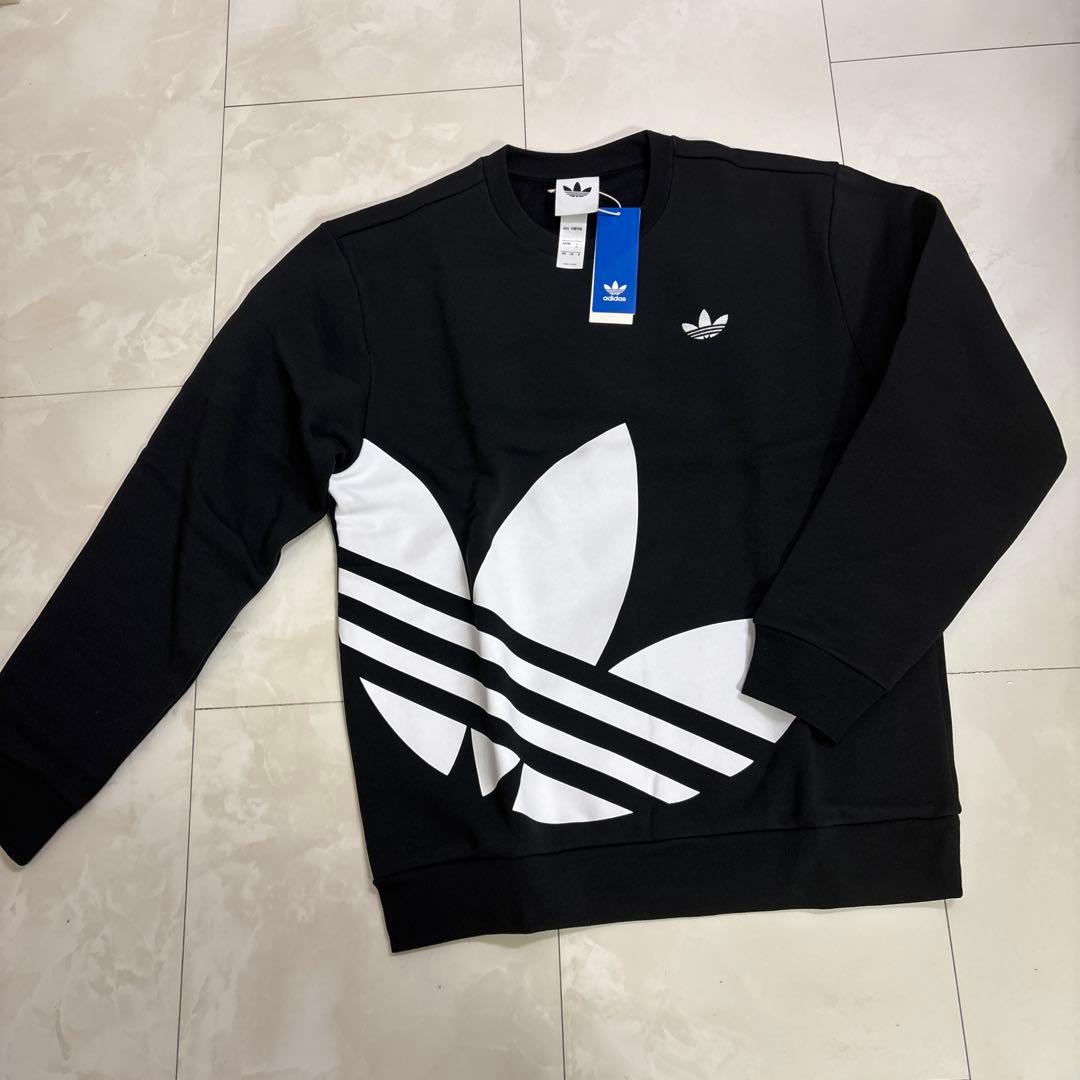 新品　アディダスオリジナルス　メンズ　セットアップ上下　ビッグロゴ　トレフィオル